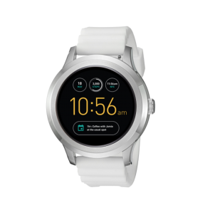 Watch strap Fossil FTW2115 Silicone White 22mm